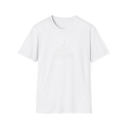 Gone Fishing T-Shirt — Minimal Hook Graphic Fishing Tee