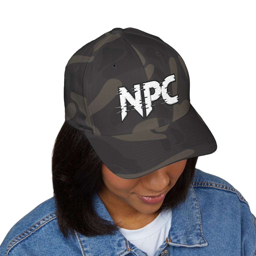 NPC Embroidered Camo Baseball Cap
