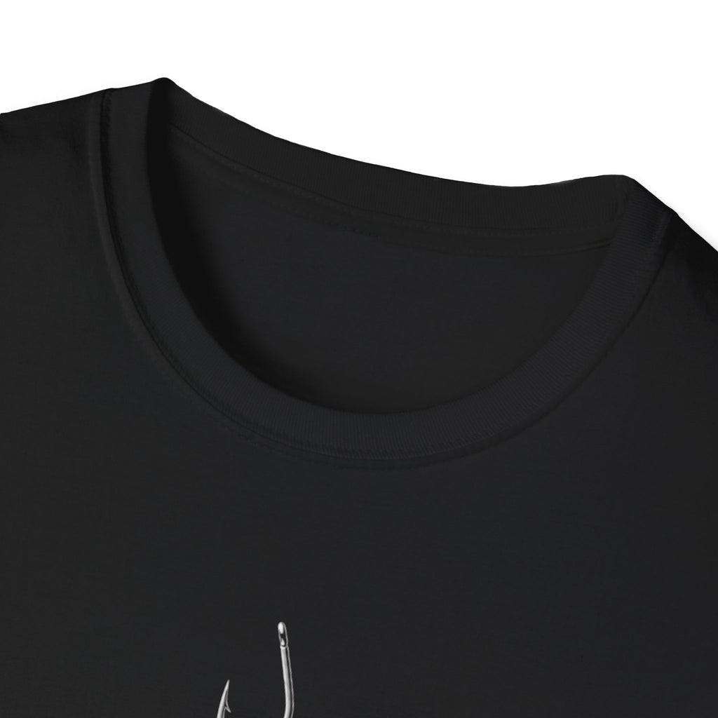 Gone Fishing T-Shirt — Minimal Hook Graphic Fishing Tee