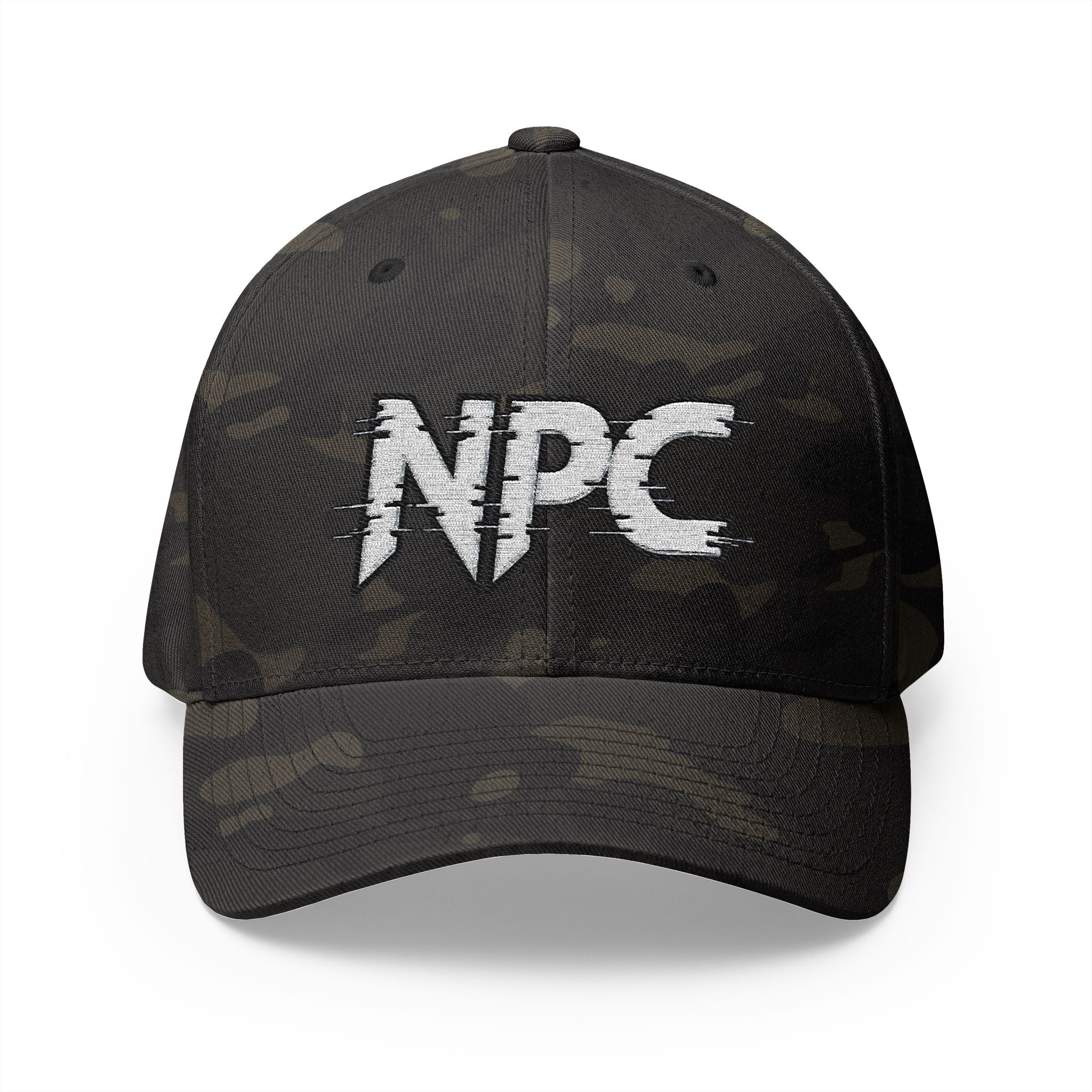 NPC Embroidered Camo Baseball Cap