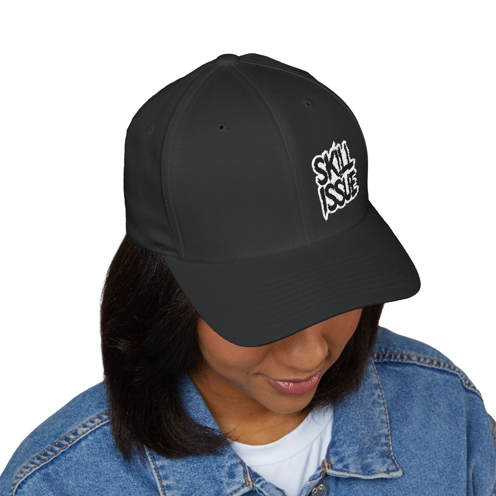 Skill Issue Embroidered Camo Cap