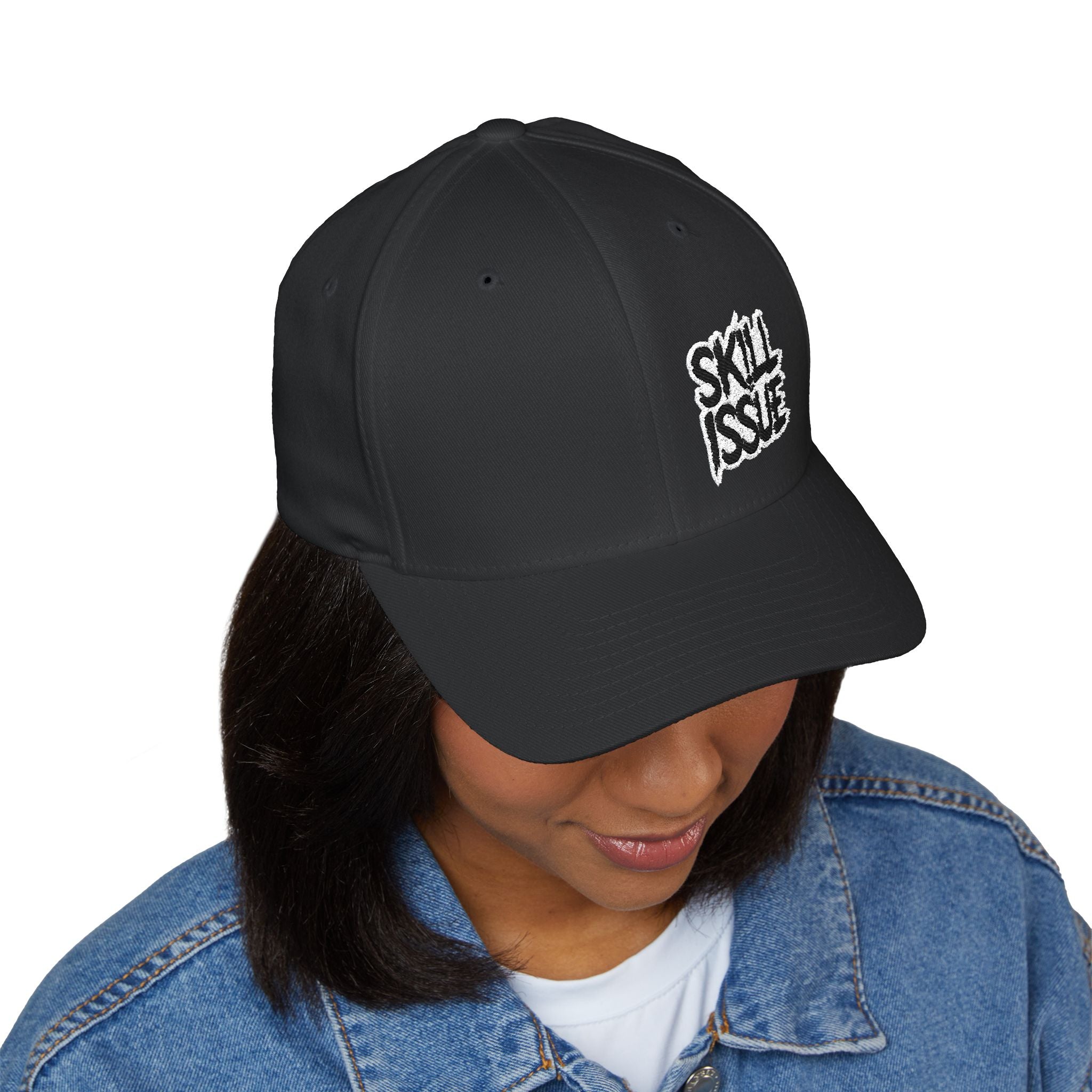 Skill Issue Embroidered Camo Cap