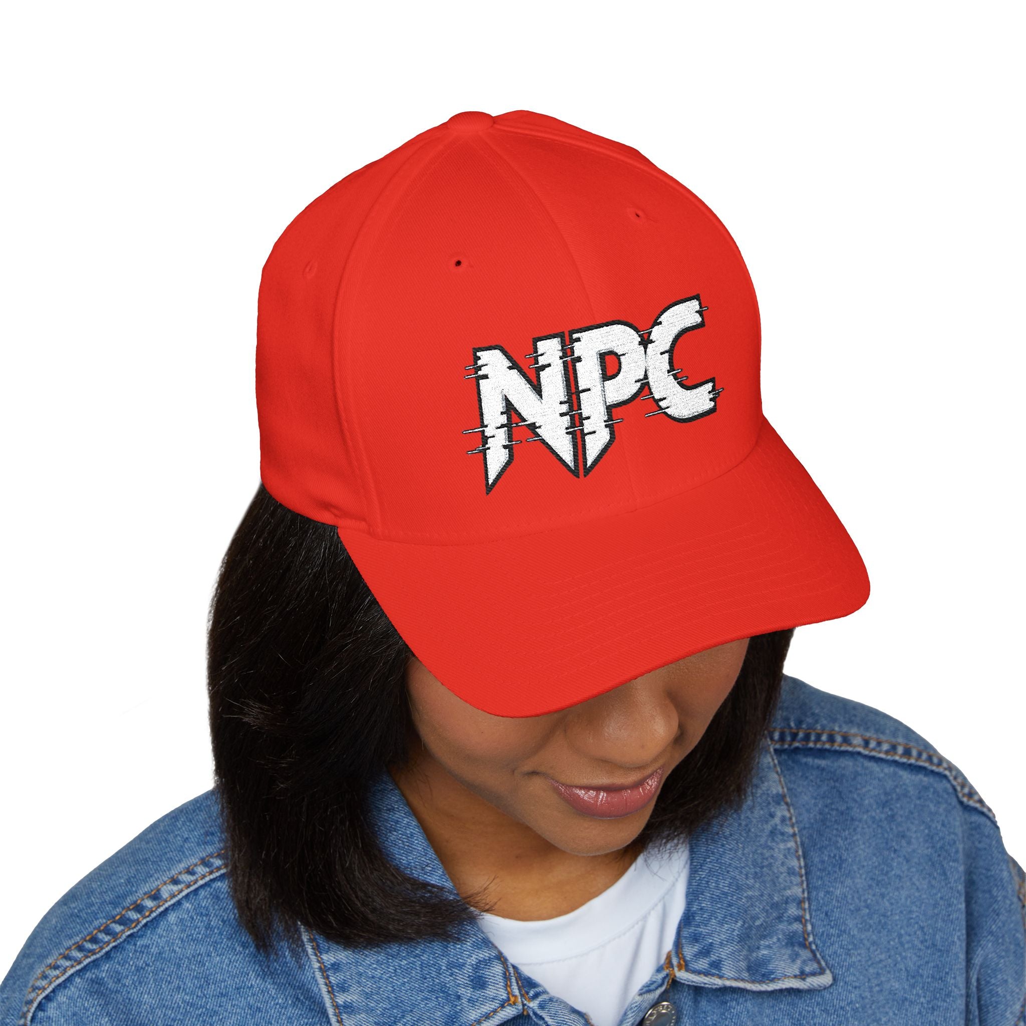NPC Embroidered Camo Baseball Cap